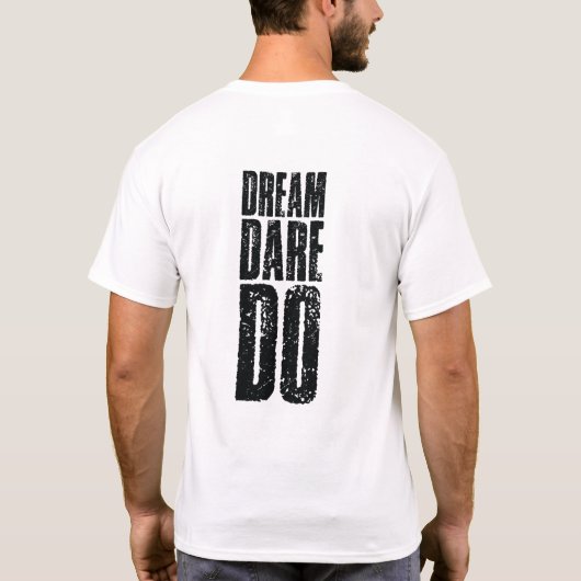 夢を叶える Tシャツ (裏面)