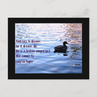 夢を固守して下さい ポストカード