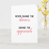 夢を変えず、アプローチカードを変える カード (黄色い花)