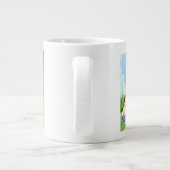 夢を大きく広げよう | マグ感動的。 ジャンボコーヒーマグカップ (裏面)