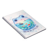 夢を大きく、リトルワン - カエル - ノートブック (右側)