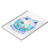 夢を大きく、リトルワン - カエル - ノートブック (左側)