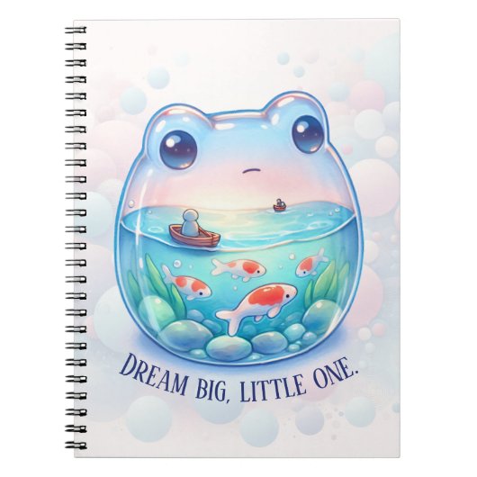 夢を大きく、リトルワン - カエル - ノートブック (正面)