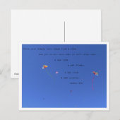 夢を宇宙はがきに ポストカード (正面/裏面)