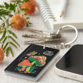 夢を実現させる |カラフルマッシュルーム キーホルダー (正面右)