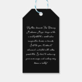 夢を実現させる |カラフルマッシュルーム ギフトタグ (裏面)