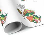 夢を実現させる |カラフルマッシュルーム ラッピングペーパー (ロールコーナー)