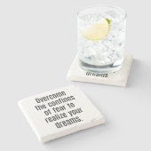 夢を実現する大理石コースター ストーンコースター (横)