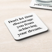 夢を実現する懸命プラスチックコースター コースター (左側)