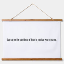 夢を実現する木製トップウォールタペストリー