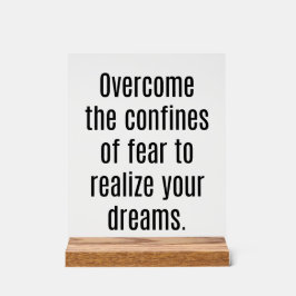 夢を実現アクリルのサイン アクリルサイン