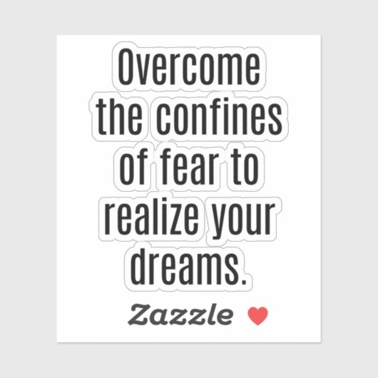 夢を実現カスタムするビニールシール シール (シート)