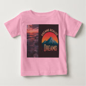 夢を実現 ベビーTシャツ (正面)