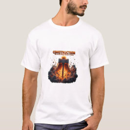 夢を形にする建設業 エピックハンマー Tシャツ