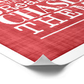 夢を後を追追えてポスターをインスパイア追え ポスター (角)