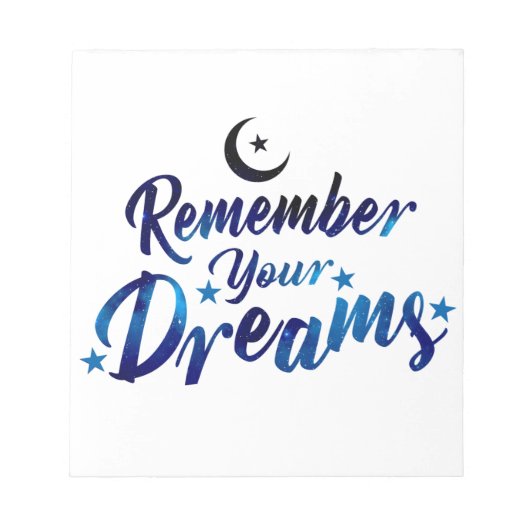 夢を思い出すノートパッド ノートパッド (正面)