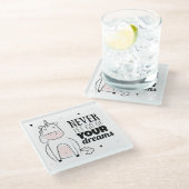 夢を手放すな ガラスコースター (アングル)