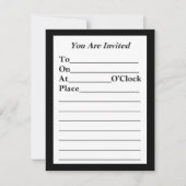 夢を抱く 招待状 (裏面)