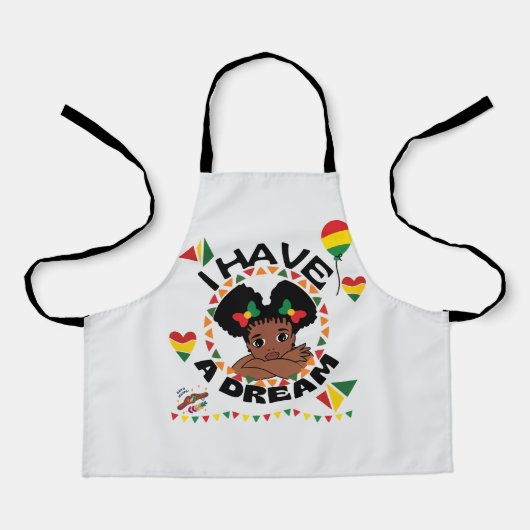 「夢を持っている」 エプロン (正面)