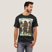 🔥「夢を捨てず疑念を捨てろ」パンク Tシャツ (正面フル)