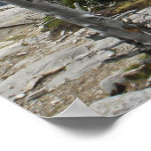 夢を探索する名勝の山景色のポスター ポスター (角)