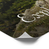 夢を探索する風光明媚な山のハイキング ポスター (角)