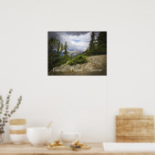 夢を探索する風光明媚な山のハイキング ポスター (キッチン)