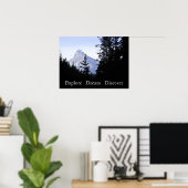 夢を探索する風光明媚な山 ポスター (ホームオフィス)