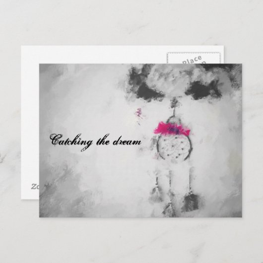 夢を掴む ポストカード (正面/裏面)