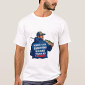 夢を掴め、言い訳するな Tシャツ (正面)