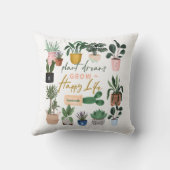 . .夢を描いて幸福な生活を育熱狂するてる植物の女神 クッション (裏面)