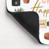 . .夢を描いて幸福な生活を育熱狂するてる植物の女神 マウスパッド (コーナー)