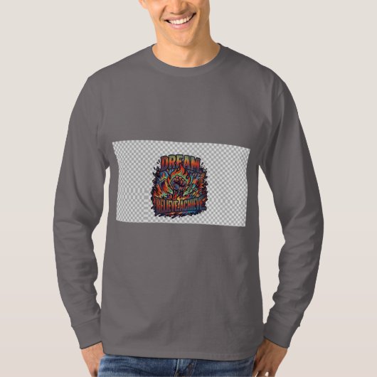 夢を描け。信じろ。成し遂げろ。Tシャツ Tシャツ (正面)