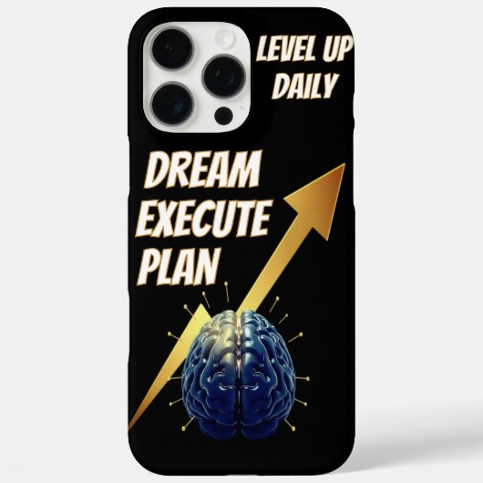 夢を描け。計画せよ。実行せよ。成功の引用符のスマホケース Case-Mate iPhoneケース (裏面)
