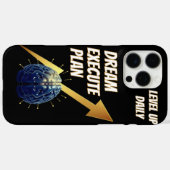 夢を描け。計画せよ。実行せよ。成功の引用符のスマホケース Case-Mate iPhoneケース (裏面 (横))