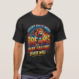夢を殺す疑い モチベーショナルTシャツ Tシャツ