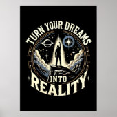 夢を現実に変える – 成功の動機 ポスター (正面)