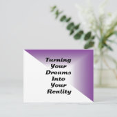 夢を現実に ポストカード (スタンド正面)