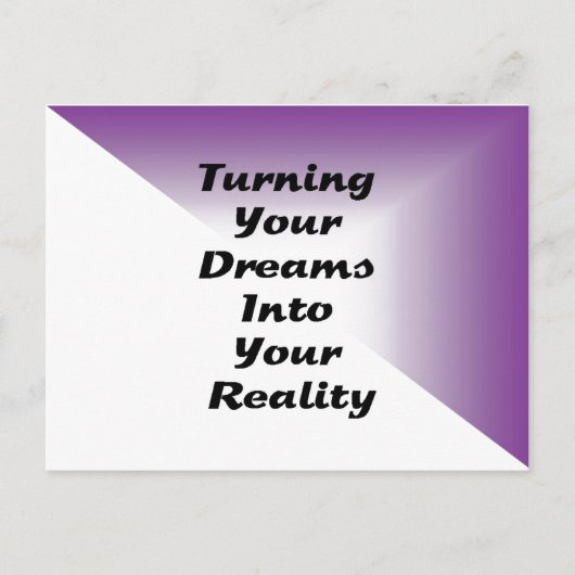 夢を現実に ポストカード (正面)