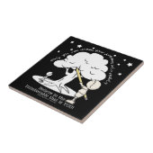 夢を現実に – 小さな男の子、大きな夢のロゴ タイル (側面)