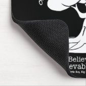 夢を現実に – 小さな男の子、大きな夢のロゴ マウスパッド (コーナー)