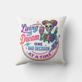 夢を生きてる… クッション (裏面)