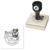 夢を生きてる… ラバースタンプ (押印)