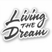 夢を生きること シール (正面)