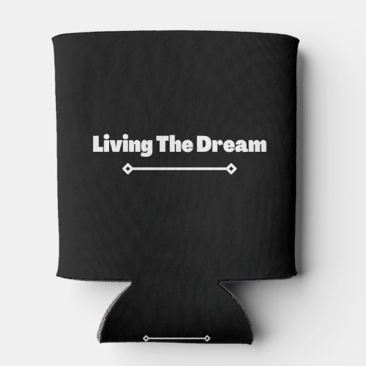 夢を生きるテーマ前向きのクーラーボックス 缶クーラー (裏面)