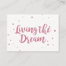 夢を生きる強力な名刺