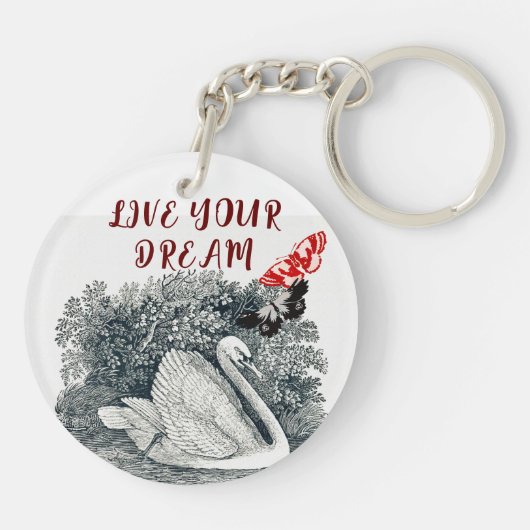 夢を生きる キーホルダー (裏面)