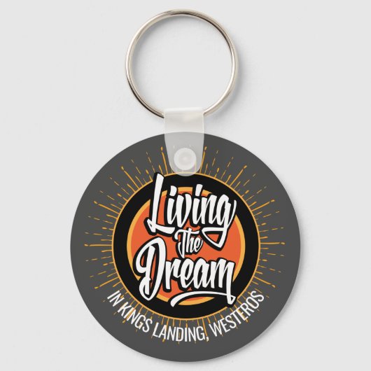 夢を生きる キーホルダー (正面)