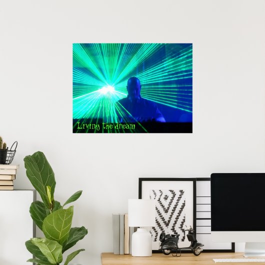 夢を生きる – ポスター (ホームオフィス)