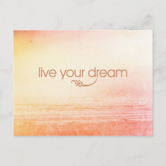 夢を生きる ポストカード (正面)